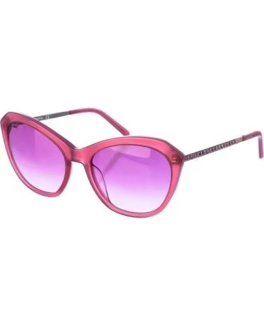 SWAROVSKI GAFAS DE SOL SK0143S CAT EYE DE ACETATO PARA MUJER BURDEOS-TRANSPARENTE