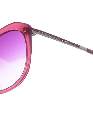 SWAROVSKI GAFAS DE SOL SK0143S CAT EYE DE ACETATO PARA MUJER BURDEOS-TRANSPARENTE