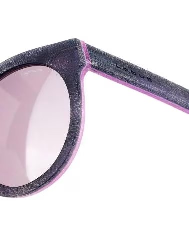 LOTUS L8023 RUNDE SONNENBRILLE UNISEX, HOLZOPTIK UND VIOLETT (REF: 1181202) MORADO EFECTO MADERA-VIOLETA
