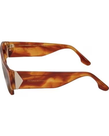 VICTORIA BECKHAM GAFAS DE SOL RECTANGULARES VB666S PARA MUJER MARRóN HAVANA