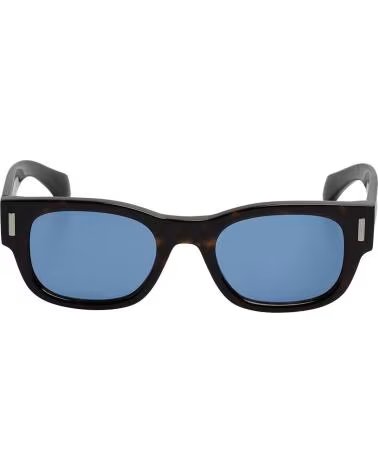 SALVATORE FERRAGAMO SF2064SE RECTANGULAR SUNGLASSES IN DARK HAVANA ACETATE OSCURO
