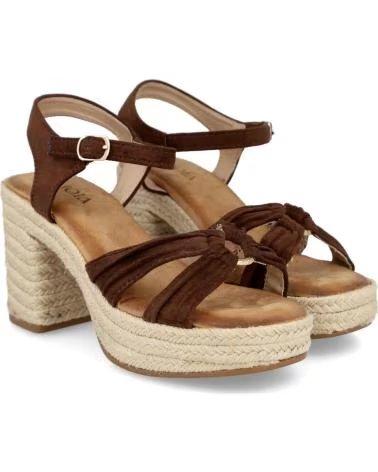 PINKDESERT SANDALIAS KA-97 CON TACÓN Y PLATAFORMA - MARRÓN REF 1182297 MARRON