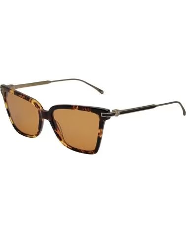 SALVATORE FERRAGAMO OCCHIALI DA SOLE SF2036S QUADRATI IN ACETATO HAVANA