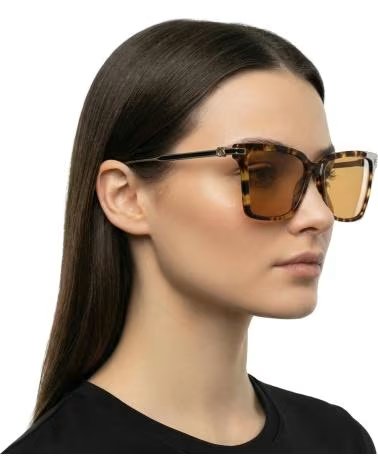SALVATORE FERRAGAMO OCCHIALI DA SOLE SF2036S QUADRATI IN ACETATO HAVANA