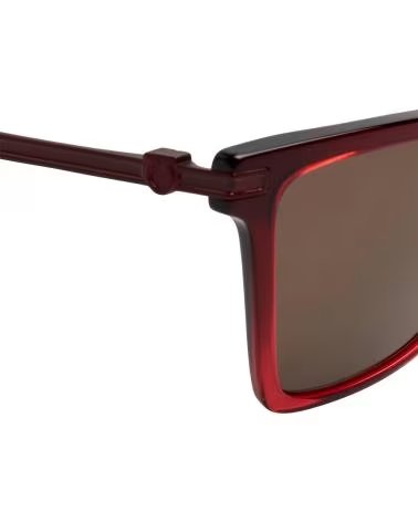 SALVATORE FERRAGAMO SF2036S SQUARE SUNGLASSES IN BURGUNDY RED ACETATE ROJO BURDEOS