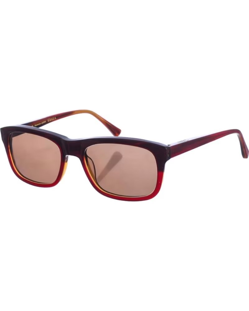 ZEN GAFAS DE SOL RECTANGULARES Z419 ACETATO BURDEOS-CARAMELO HOMBRE