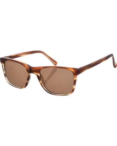 ZEN Z445 RECTANGULAR ACETATE SUNGLASSES IN CARAMEL CARAMELO