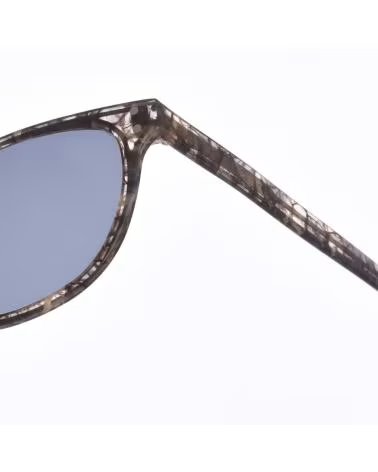 ZEN GAFAS DE SOL OVALADAS DE ACETATO Z398B PARA MUJER TRANSPARENTE-NEGRO-MARRóN