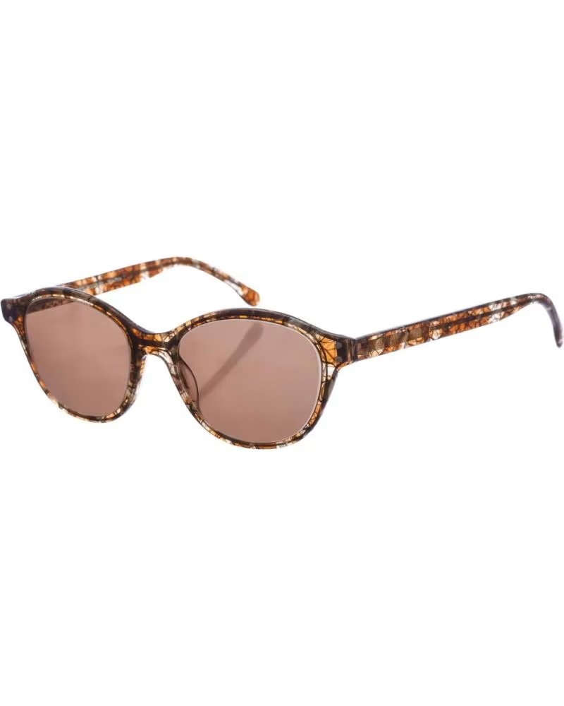 ZEN ÓCULOS DE SOL OVAIS DE ACETATO Z470 PARA MULHER, REFERÊNCIA 1181281 HAVANA