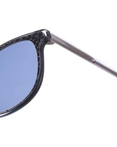 ZEN ÓCULOS DE SOL OVAIS Z489 EM ACETATO BRANCO-PRETO-TRANSPARENTE REF 1181292 BLANCO-NEGRO-TRANSPARENTE