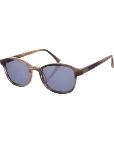ZEN Z422 OVAL SUNGLASSES IN TRANSPARENT BLACK-GREY ACETATE (REF: 1181309) NEGRO-GRIS TRANSPARENTE