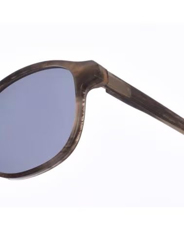 ZEN Z422 OVAL SUNGLASSES IN TRANSPARENT BLACK-GREY ACETATE (REF: 1181309) NEGRO-GRIS TRANSPARENTE