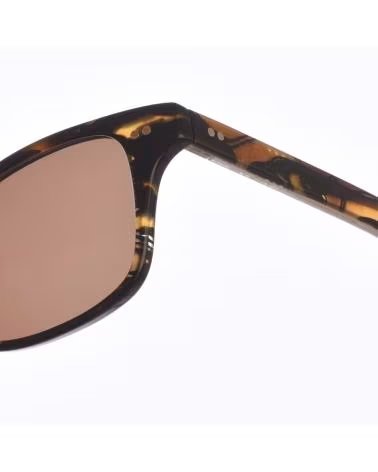 ZEN ÓCULOS DE SOL RETANGULARES Z449 EM ACETATO HAVANA