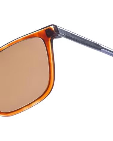 ZEN GAFAS DE SOL RECTANGULARES Z488, ACETATO TRANSPARENTE-CARAMELO, REF 1181335/1181965