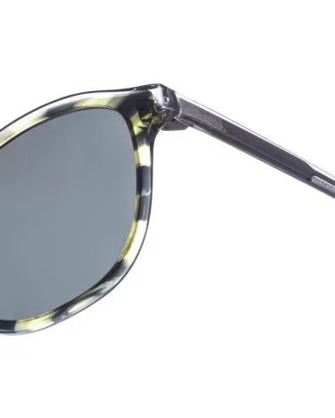 ZEN GAFAS DE SOL ESTILO PANTOS Z491 UNISEX, TRANSPARENTE-NEGRO-MARRÓN, REF 1181336