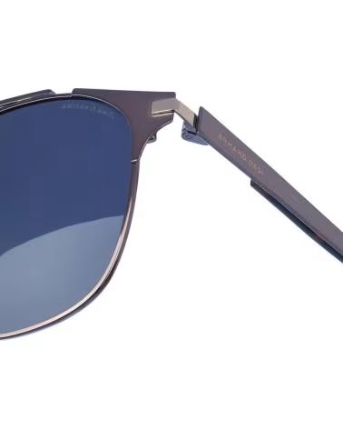 ARMAND BASI LUNETTES DE SOLEIL STYLE PILOTE AB12299 UNISEXE, MONTURE ARGENT-HAVANE PLATEADO-HABANA