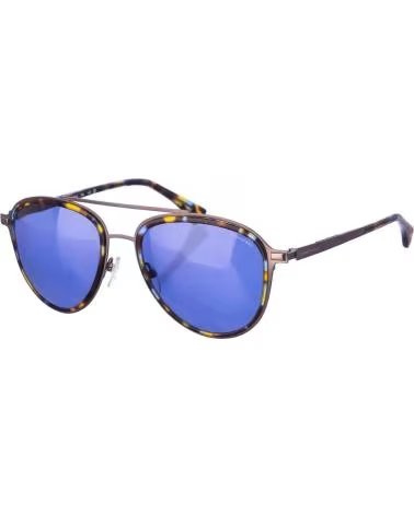 ARMAND BASI LUNETTES DE SOLEIL STYLE PILOTE AB12313, HAVANE-ARGENTÉ HABANA-PLATEADO