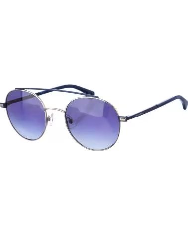 ARMAND BASI PILOT STYLE SUNGLASSES AB12328, BLUE METAL FRAME METAL-AZUL