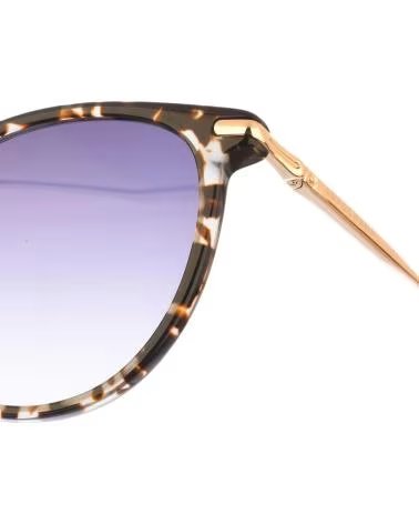 LONGCHAMP ÓCULOS DE SOL REDONDOS DE ACETATO HABANA LO646S - REF 1181401