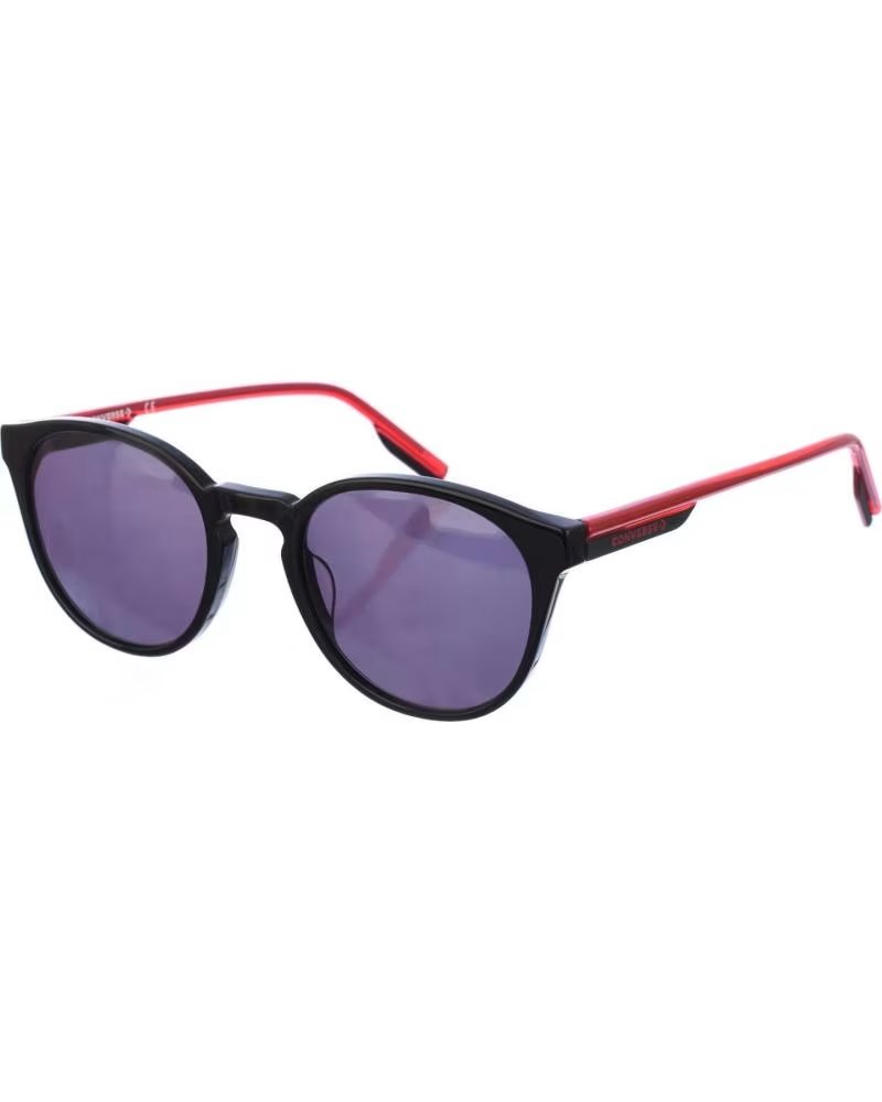 CONVERSE GAFAS DE SOL REDONDAS DE ACETATO CV503S PARA HOMBRE NEGRO-ROJO