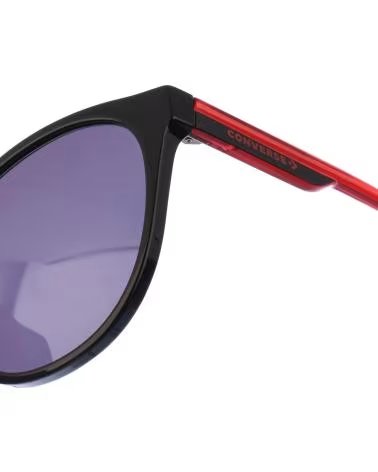 CONVERSE GAFAS DE SOL REDONDAS DE ACETATO CV503S PARA HOMBRE NEGRO-ROJO