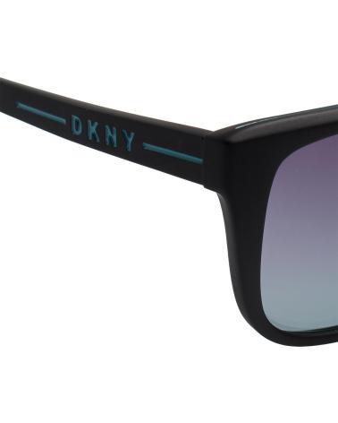 DKNY GAFAS DE SOL MUJER CUADRADAS DE ACETATO DK537S NEGRO MATE-AZUL