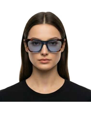 DKNY GAFAS DE SOL MUJER RECTANGULARES DE ACETATO DK529S HAVANA-AZUL