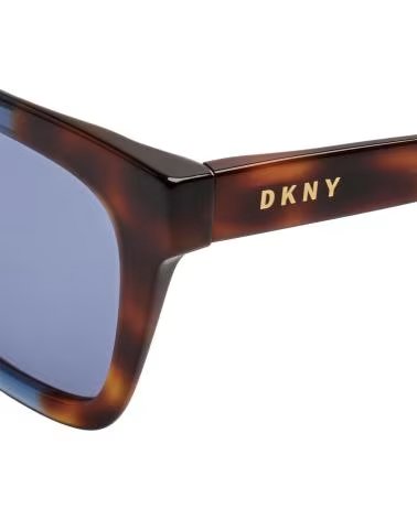 DKNY GAFAS DE SOL MUJER RECTANGULARES DE ACETATO DK529S HAVANA-AZUL