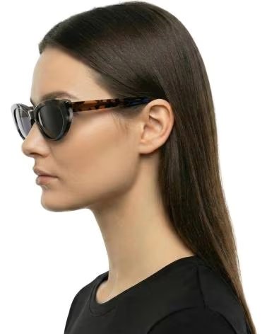 DKNY LUNETTES DE SOLEIL CAT EYE ACÉTATE DK548S HAVANA-BLEU (RÉF: 1181472/1182063) HAVANA-AZUL