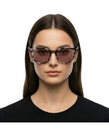 DKNY DK708S SUNGLASSES WITH TORTOISESHELL FRAME AND METAL TEMPLES
