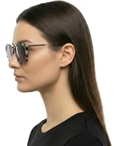 DKNY DK708S SUNGLASSES WITH TORTOISESHELL FRAME AND METAL TEMPLES