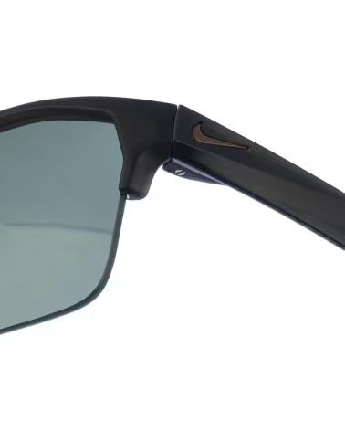 NIKE ÓCULOS DE SOL CU3748 RETANGULARES DE ACETATO PRETO-VERDE NEGRO-VERDE
