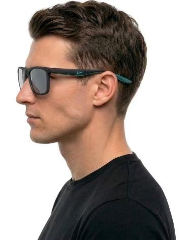 NIKE SUNGLASSES CHAK DZ7372 RECTANGULAR DARK GREY MATTE GRIS OSCURO MATE