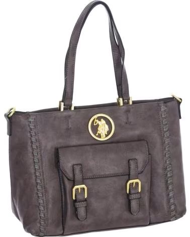U.S. POLO ASSN. BORSA A MANO US BIUC75620WVP DA DONNA, COLORE TORTORA TAUPE