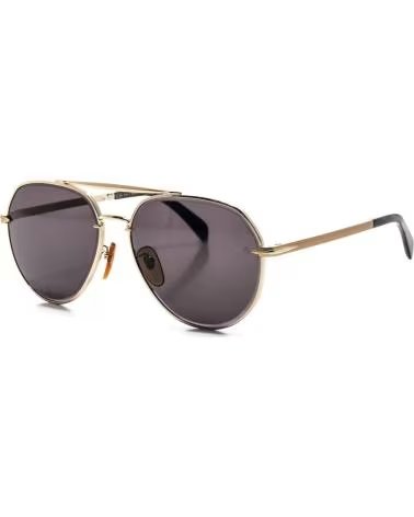 DAVID BECKHAM GAFAS DE SOL 7037GS ESTILO PILOTO DE METAL DORADO