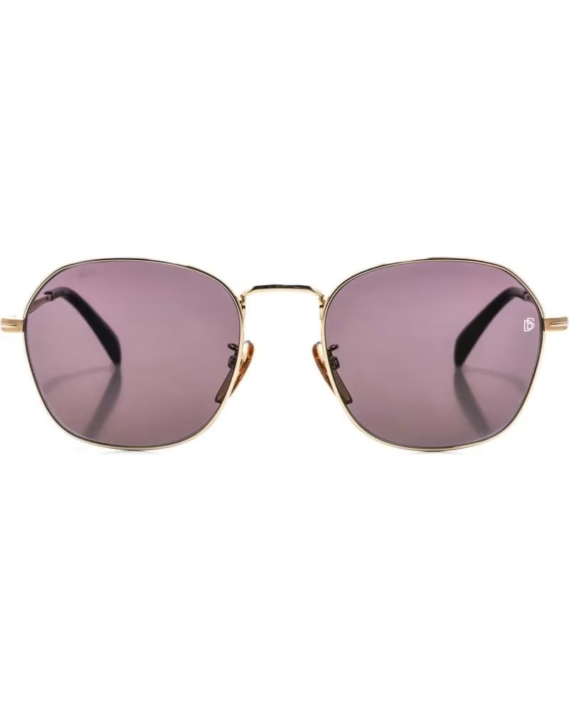 DAVID BECKHAM 1031GS SONNENBRILLE HEXAGONAL METALL GOLD DORADO