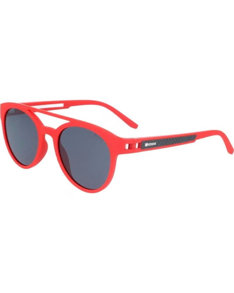 KODAK LUNETTES DE SOLEIL RONDES CF90010 UNISEXE ROUGE MAT ROJO MATE