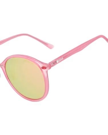 KODAK CF90016 RUNDE POLARISIERTE SONNENBRILLE UNISEX HELLROSA ROSA CLARO