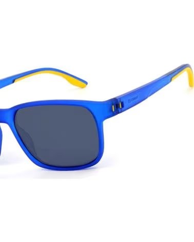 KODAK CF90145 POLARIZED SQUARE SUNGLASSES FOR MEN IN ELECTRIC BLUE AZUL ELéCTRICO