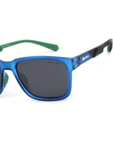 KODAK POLARIZED SQUARE SUNGLASSES CF90158 CRYSTAL BLUE AZUL CRISTAL