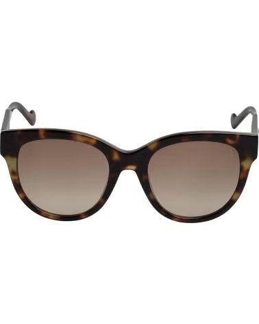 LIU JO LUNETTES DE SOLEIL CAT EYE ARRONDIES EN ACÉTATE HAVANE FONCÉ LJ772S RÉF 1181783 HAVANA OSCURO