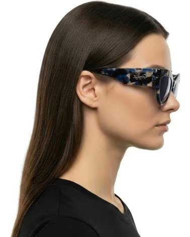 LIU JO GAFAS DE SOL MUJER CAT EYES DE ACETATO LJ787S AZUL ESTAMPADO