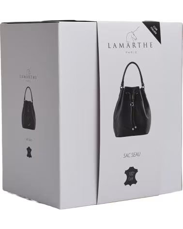 LAMARTHE BORSA A MANO A SECCHIELLO CON TRACOLLA RIMOVIBILE 164007 NERA NEGRO