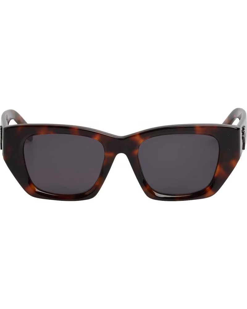 PALM ANGELS LUNETTES DE SOLEIL CARRÉES EFFET CAT EYE PERI034C99PLA001 HAVANE HABANA