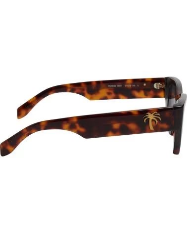 PALM ANGELS LUNETTES DE SOLEIL CARRÉES EFFET CAT EYE PERI034C99PLA001 HAVANE HABANA