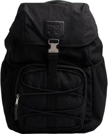 PALM ANGELS BACKPACK WITH EMBOSSED LOGO PMNB023R24FAB001100 BLACK NEGRO