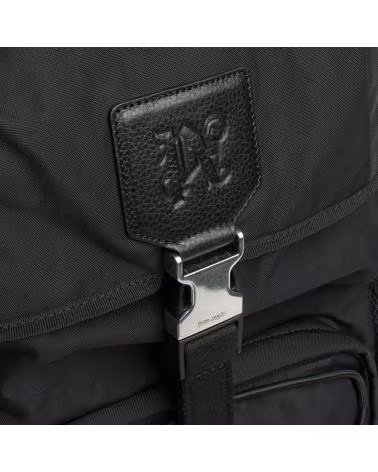 PALM ANGELS BACKPACK WITH EMBOSSED LOGO PMNB023R24FAB001100 BLACK NEGRO