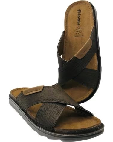 INBLU SANDÁLIA HOMEM ESTILO CHINELO CASTANHO BU000018 REF: 1182469 MARRON