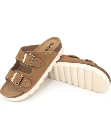 REFRESH SANDALIAS PLANAS MUJER 175009 CAMEL BEIGE