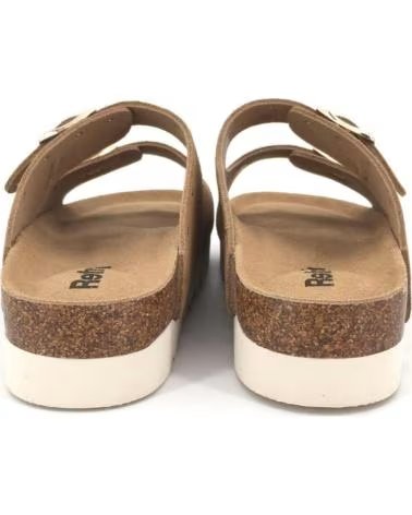 REFRESH SANDALIAS PLANAS MUJER 175009 CAMEL BEIGE